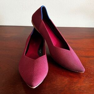 Rothy's The Point II in Cabernet, size 11.5